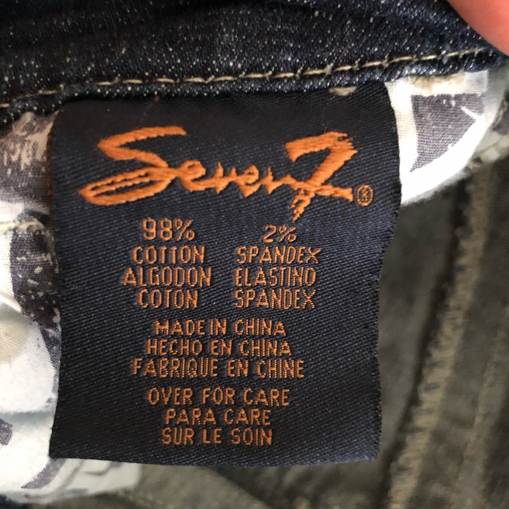 Seven7 Low Rise Boot Cut Jeans Women’s Size 27 - Picture 11 of 11